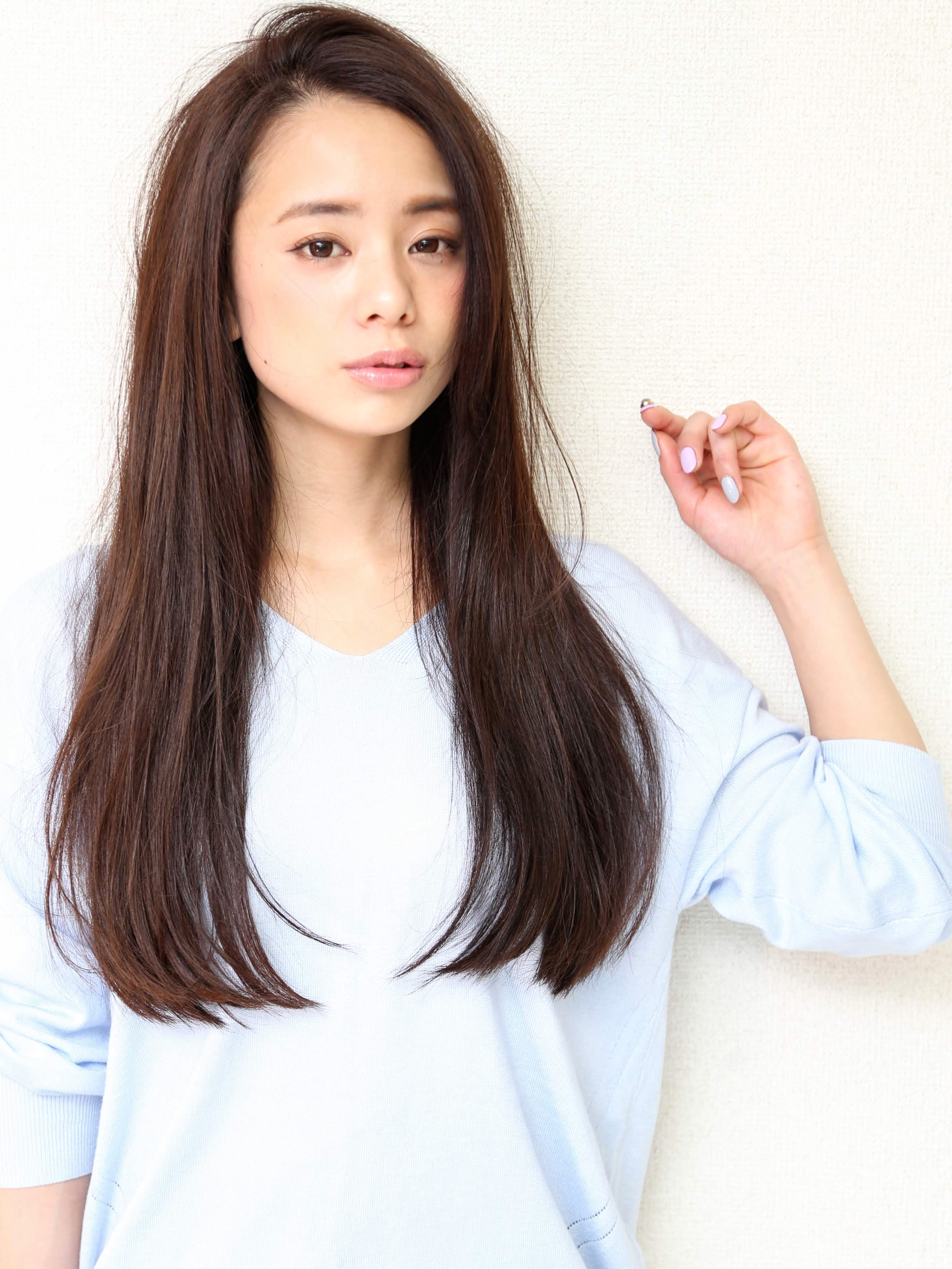 宝塚の美容室 Mars|30代40代に人気の髪型 ロング ストレート