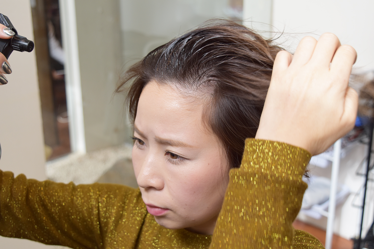 短くてもできる！かきあげ前髪のやり方☆[美容師が教える簡単ヘアアレンジ]｜美容室【Mars（マーズ）】