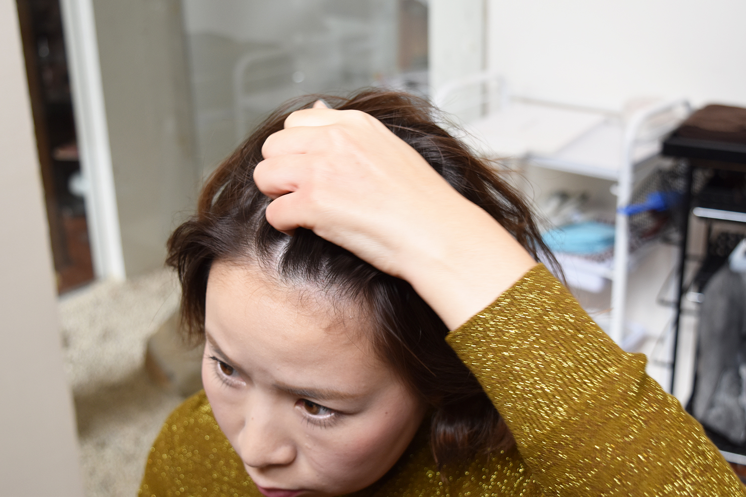 短くてもできる！かきあげ前髪のやり方☆[美容師が教える簡単ヘアアレンジ]｜美容室【Mars（マーズ）】