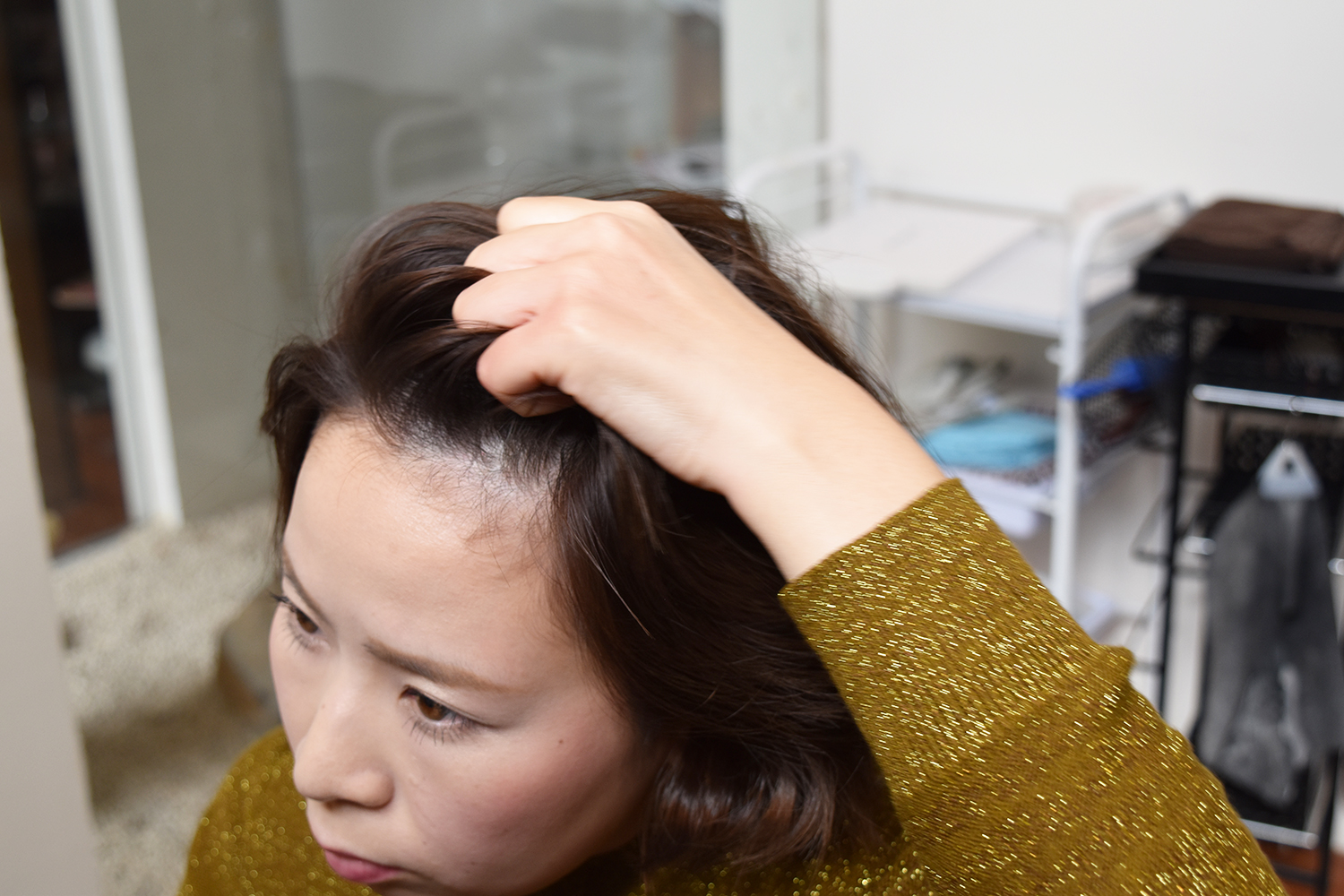 短くてもできる！かきあげ前髪のやり方☆[美容師が教える簡単ヘアアレンジ]｜美容室【Mars（マーズ）】